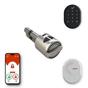 Utopic R Akıllı Kilit Ios/android & Uyumlu Akıllı Köprü & Tuş Takımlı Set