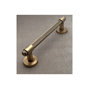 Punch Zamak A213 Mat Antik Sarı Çekme Kol Sürgülü Kapı Çekme Kolu 40 Cm 1 Adet