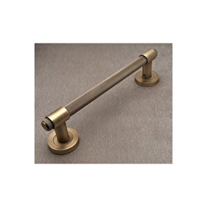 Punch Zamak A213 Mat Antik Sarı Çekme Kol Sürgülü Kapı Çekme Kolu 40 Cm 1 Adet