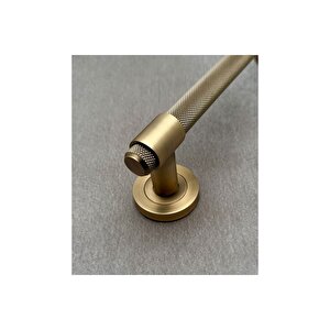 Punch Zamak A213 Mat Antik Sarı Çekme Kol Sürgülü Kapı Çekme Kolu 40 Cm 1 Adet