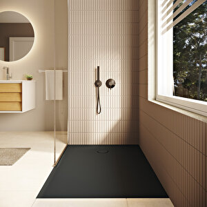 Vitra Origin A4285736 Ankastre 2 Yollu Yönlendirici, Mat Siyah