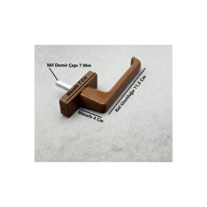 Kademeli Pvc Pimapen Kapı Ve Pencere Kolu Açık Meşe 4 Adet