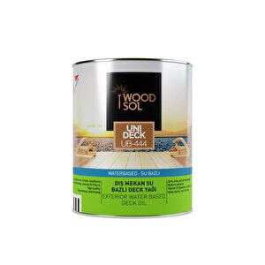 Unideck Su Bazlı Ahşap Deck Yağı 1213 Noce 0.75 L 1213 Noce