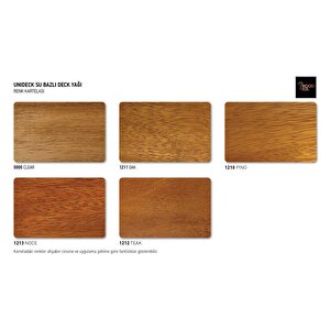 Woodsol Unideck Su Bazlı Ahşap Deck Yağı 1210 Pino 0.75 L