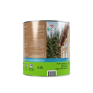 Superbrush Sonkat İpek Mat Ahşap Vernik Şeffaf 2.5 L 2,5 litre