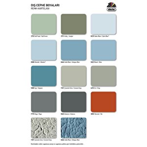 Düfa Silikonlu Düz Dış Cephe Duvar Boyası 2084 Pastel 2.5 L