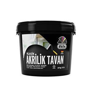 Klasik Tavan Boyası Akrilik Beyaz 10 Kg 10 kg