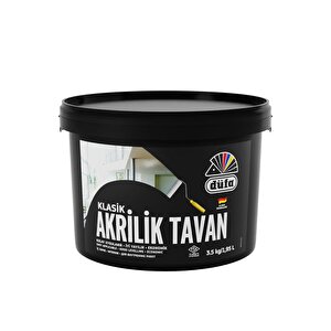 Akrilik Tavan Boyası Beyaz 3.5 Kg 3,5 kg