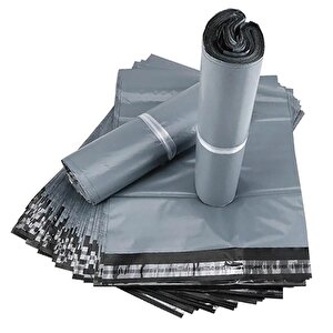 24x30 CEPLİ Gri Kargo Poşeti (100'lü Paket) Ambalaj, Paketleme, E-ticaret | Sağlam, Suya Dayanıklı 24x30 cm
