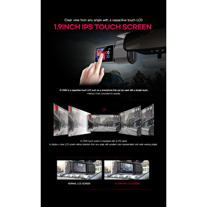 Gnet Gonw 2ch Fullhd Hdr Wi-fi Akıllı 2 Kameralı Araç Kamerası