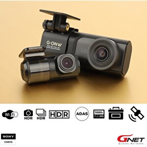 Gnet Gonw 2ch Fullhd Hdr Wi-fi Akıllı 2 Kameralı Araç Kamerası
