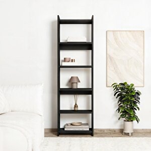 Bimossa W6060 Gülçiçek Kitaplık Siyah