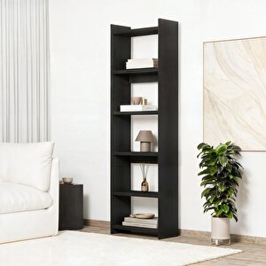 Bimossa W6060 Gülçiçek Kitaplık Siyah