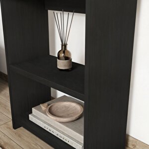 Bimossa W6060 Gülçiçek Kitaplık Siyah