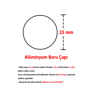 Ceviz Ahşap Rustik Perde Askısı