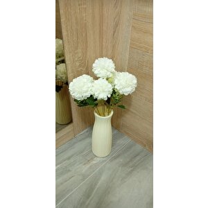 Dekorati̇f Plasti̇k Vazoda Yapay Kasımpatı