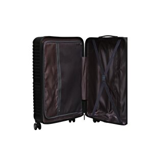 Büyük Boy %100 Polikarbon Valiz Siyah 1811