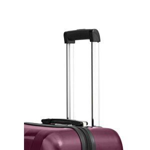 Büyük Boy %100 Polikarbon Valiz 4x2 Teker Bordo 1809