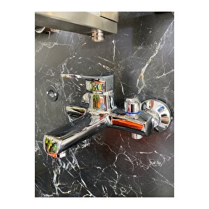 Banyo Duş Seti Ve Banyo Bataryası Duş Sistemi Vintage Tasarım 5 Yıl Garantili Robot Duş Seti