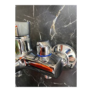 Banyo Duş Seti Ve Banyo Bataryası Duş Sistemi Vintage Tasarım 5 Yıl Garantili Robot Duş Seti
