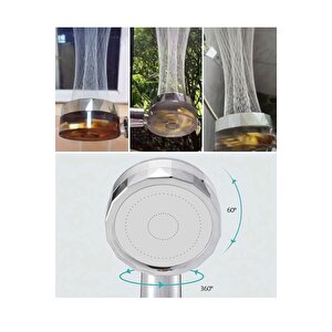 Turbo Duş Başlığı Ekstra Tazzikli Pervaneli Duş Sistemi Fonksiyonlu Başlık