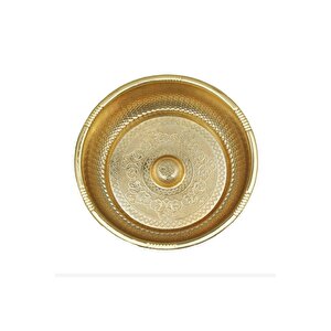 Kurna Musluğu Gold Hamam Muslukları Hamam Tası Dahil Set Altın Kurna Bataryası