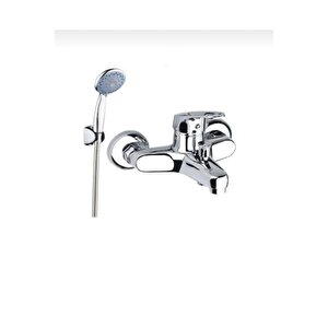 Banyo Bataryası Ve Duş Seti Başlık Dahil Komple Set Pirinç Banyo Armatürü