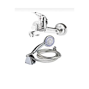Banyo Bataryası Ve Duş Seti Başlık Dahil Komple Set Pirinç Banyo Armatürü