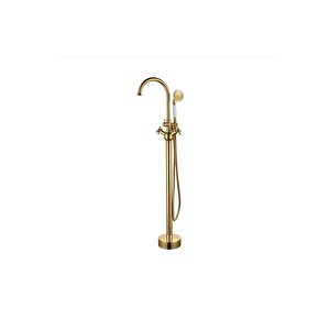 Küvet Bataryası Gold Küvet Armatürü Premium Batarya Jakuzi Küvet Uyumlu Yerden