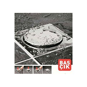 Banyo Yer Sifonu Koku Gidericili Bas Bırak Sistem Banyo Gideri Krom Renk