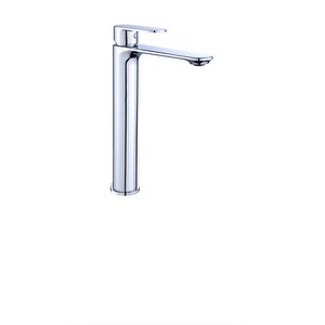Çanak Lavabo Bataryası Çanak Lavabo Musluğu Yüksel Model Silver Gümüş Çanak Uyumlu Armatür