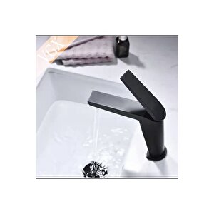 Lavabo Bataryası Siyah Lavabo Musluğu Velar Mat Siyah Banyo Bataryası 5 Yıl Garantili Siyah Musluk