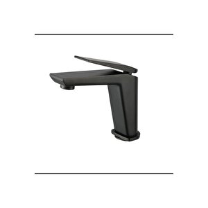 Lavabo Bataryası Siyah Lavabo Musluğu Velar Mat Siyah Banyo Bataryası 5 Yıl Garantili Siyah Musluk