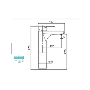 Nsk Alora Pro Mat Siyah Yüksek Lavabo Bataryası N3016429
