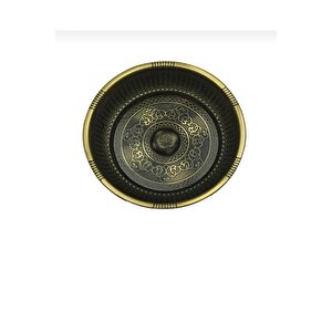 Kurna Musluğu Antik Gold Kurna Bataryası Komple Set Hamam Tası Dahil Üçlü Mat Antik Gold