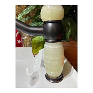 Siyah Lavabo Bataryası Mermer Tasarım Country Design Siyah Lavabo Musluğu