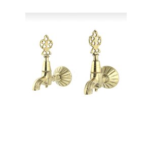 Kurna Musluğu Hamam Musluğu Hamam Tası Gold Renk Set Komple Pirinç Malzeme
