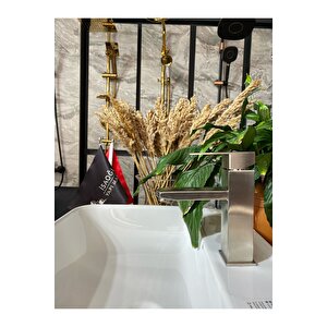 Inox Grape Kare Lavabo Bataryası