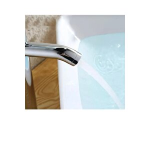 Çanak Lavabo Bataryası Gümüş Lavabo Bataryası Yüksek Çanak Lavabo Musluğu Garantili Modern Tasarım