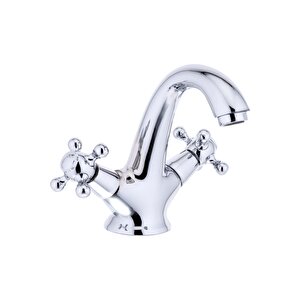 Antik Gold Lavabo Bataryası Eskitme Musluk Batarya Klasik Özel Tasarım Armatür Banyo Musluk