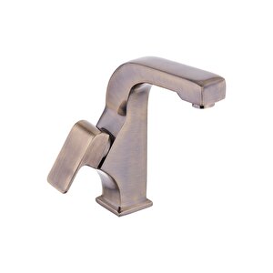 Mat Gold Lavabo Bataryası Mat Antik Gold Lavabo Musluğu Pirinç Modern Tasarım
