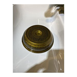 Antik Kurna Musluğu Ve Hamam Tası Üçlü Set Hamam Tası Kurna Musluğu Komple Pirinç