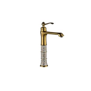 Çanak Lavabo Bataryası Gold Lavabo Musluğu Porsalenli Vintage Model Çanak Armatür