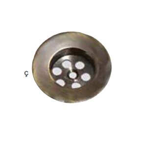 Antik Gold Lavabo Gideri Antik Eskitme Mat Gold Süzgeç Pirinç Banyo Gideri