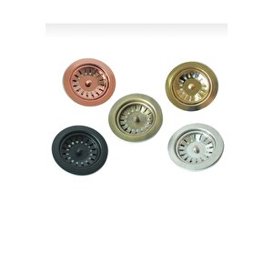 Mat Gold Mutfak Gideri Mat Gold Evye Süzgeci Standart Boy Premium Tasarım Mat Altın