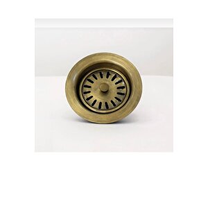 Antik Gold Mutfak Gideri Antik Gold Evye Süzgeci Modern Premium Tasarım Gider Standart Boy