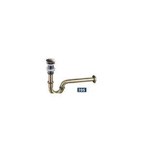 Mat Gold Lavabo Sifonu Antik Gold Lavabo Gideri Pirinç Metal Eskitme Lavabo Gider