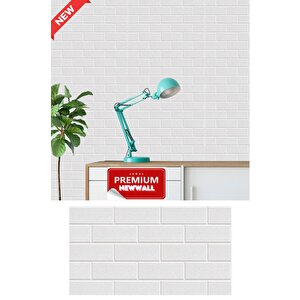 Yapışkanlı 3d Esnek Sünger Duvar Kaplama Kağıdı Paneli Salon Ofis Ev Tv Arkası 1 Adet 70x38 Cm Nw175