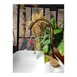 Bakır Mutfak Bataryası Bronz Mutfak Musluğu Rose Evye Bataryası 5 Yıl Garantili Premium Armatür