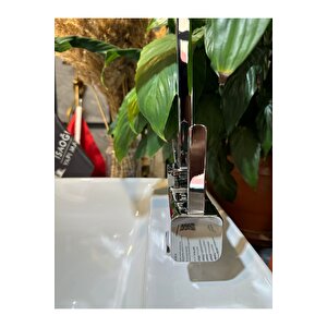 Arıtmalı Mutfak Bataryası Silver Gümüş Premium Armatür Kare Arıtıcılı Batarya